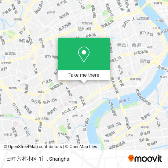 日晖六村小区-1门 map