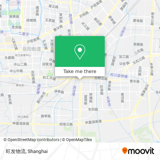 旺发物流 map