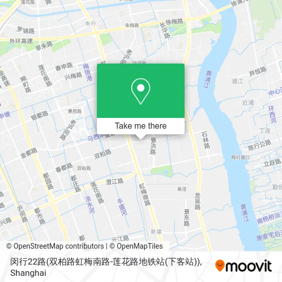 闵行22路(双柏路虹梅南路-莲花路地铁站(下客站)) map