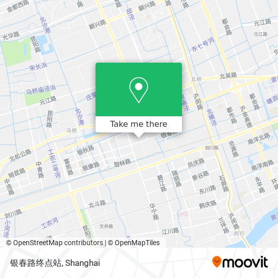 银春路终点站 map