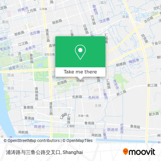 浦涛路与三鲁公路交叉口 map