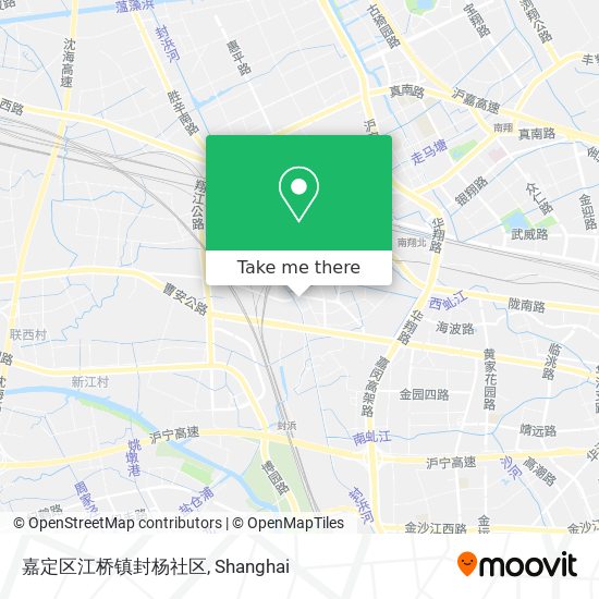 嘉定区江桥镇封杨社区 map