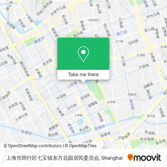 上海市闵行区七宝镇东方花园居民委员会 map