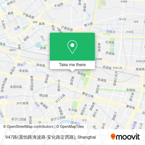 947路(嘉怡路海波路-安化路定西路) map
