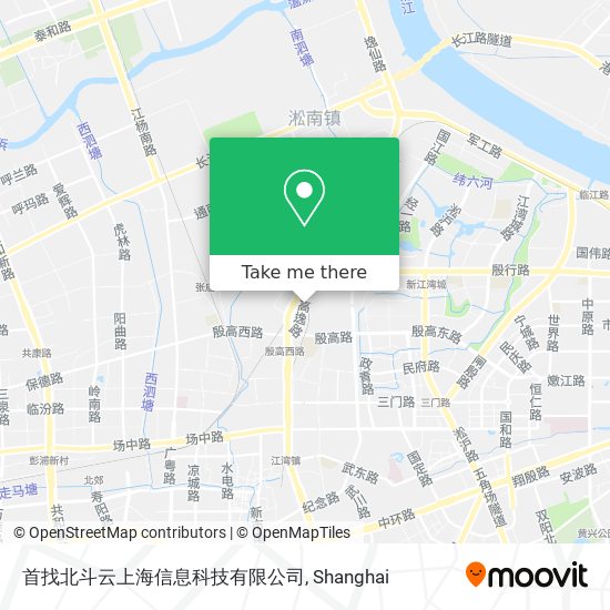 首找北斗云上海信息科技有限公司 map