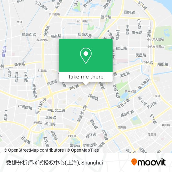 数据分析师考试授权中心(上海) map