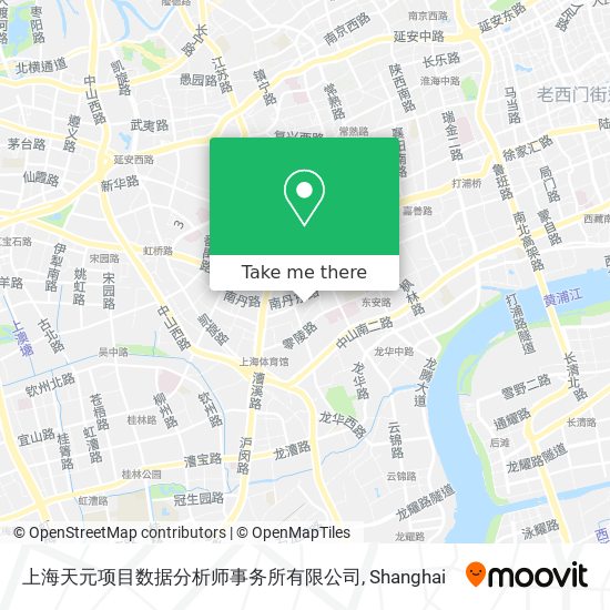 上海天元项目数据分析师事务所有限公司 map