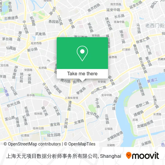 上海天元项目数据分析师事务所有限公司 map