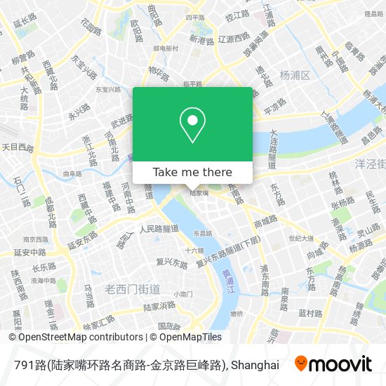 791路(陆家嘴环路名商路-金京路巨峰路) map