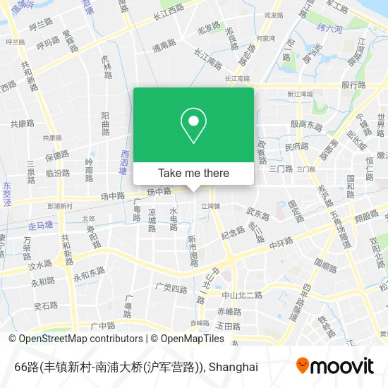 66路(丰镇新村-南浦大桥(沪军营路)) map