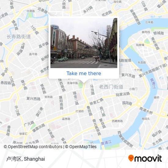 卢湾区 map