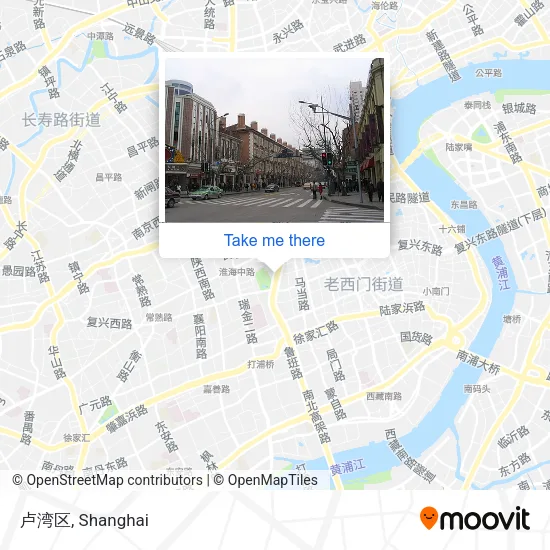 卢湾区 map