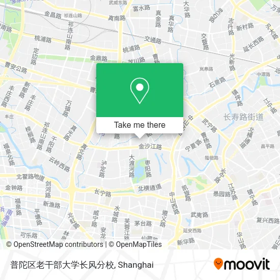 普陀区老干部大学长风分校 map