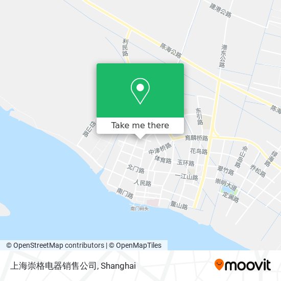 上海崇格电器销售公司 map