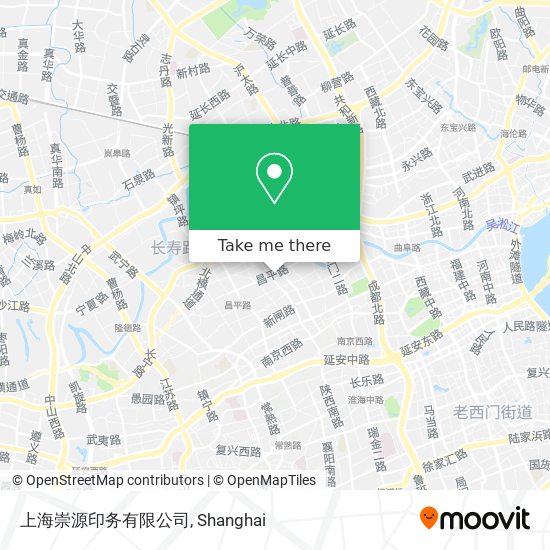 上海崇源印务有限公司 map