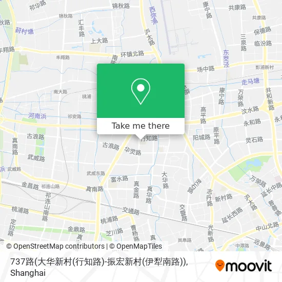 737路(大华新村(行知路)-振宏新村(伊犁南路)) map