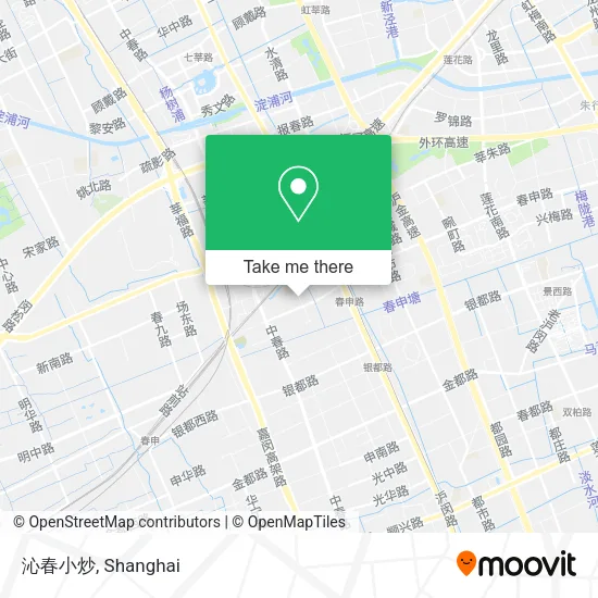 沁春小炒 map