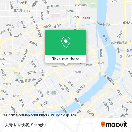 大青吾令快餐 map