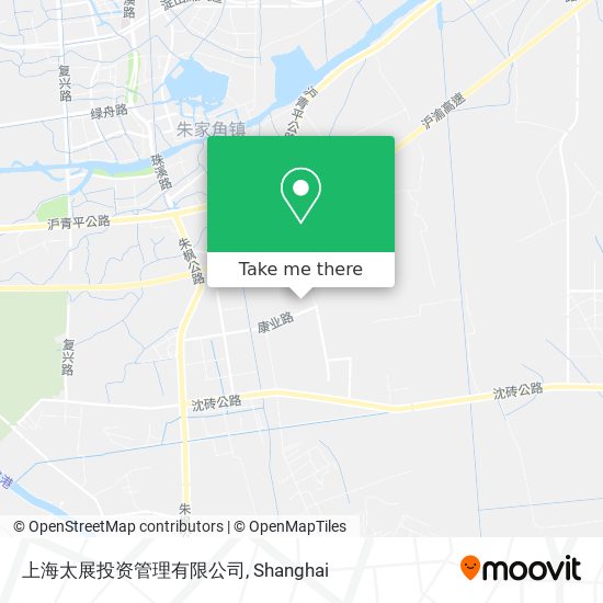 上海太展投资管理有限公司 map