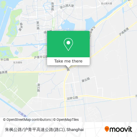 朱枫公路/沪青平高速公路(路口) map