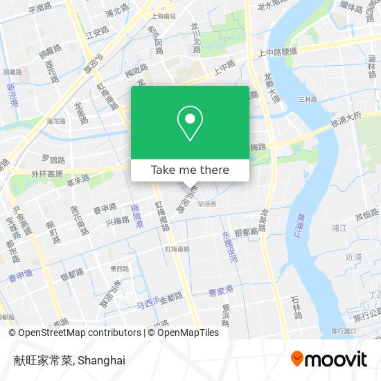 献旺家常菜 map