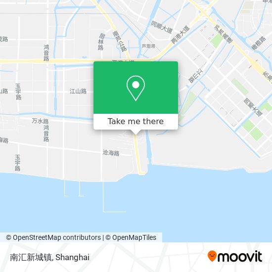 南汇新城镇 map