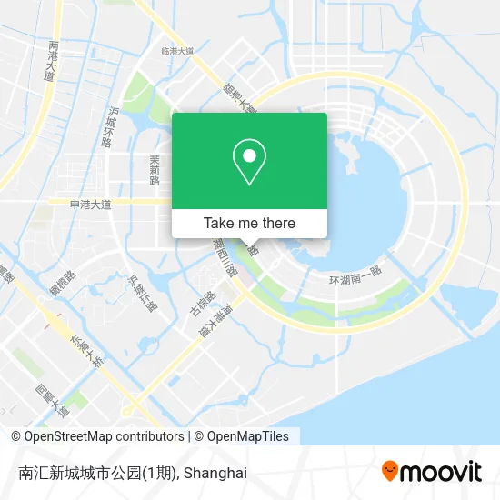 南汇新城城市公园(1期) map