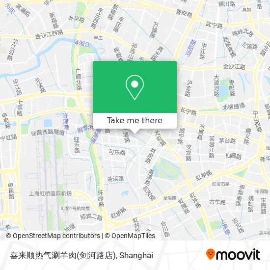 喜来顺热气涮羊肉(剑河路店) map
