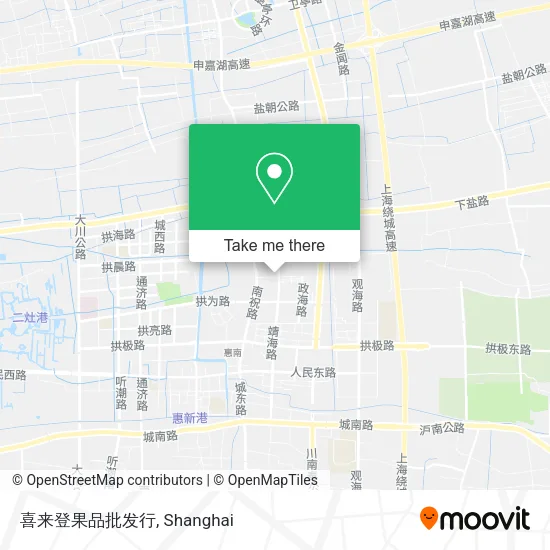 喜来登果品批发行 map
