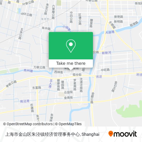 上海市金山区朱泾镇经济管理事务中心 map