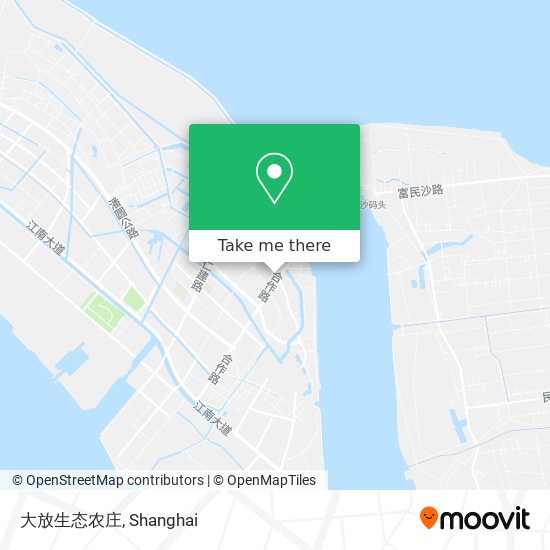 大放生态农庄 map