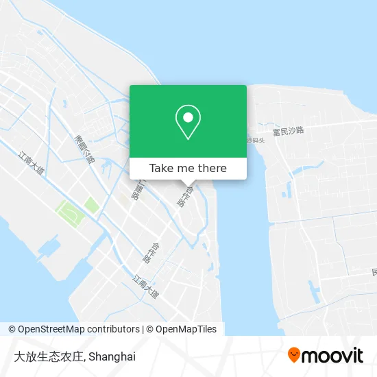 大放生态农庄 map
