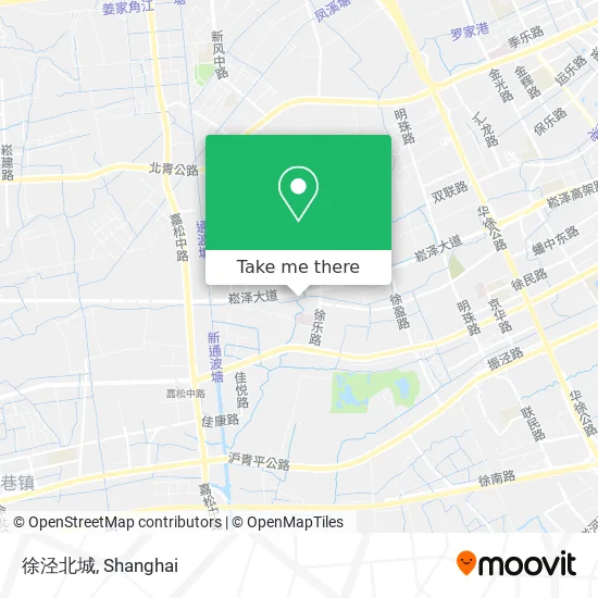 徐泾北城 map