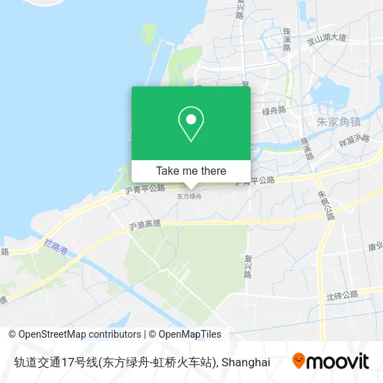 轨道交通17号线(东方绿舟-虹桥火车站) map