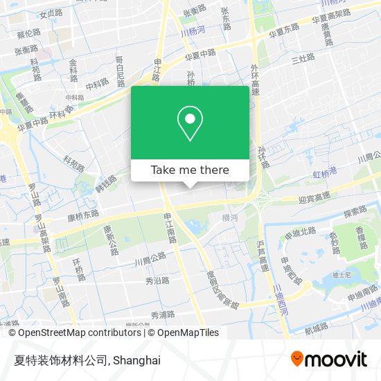 夏特装饰材料公司 map