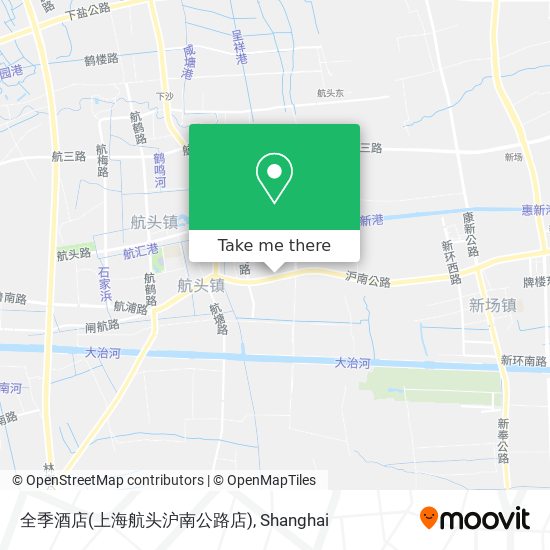 全季酒店(上海航头沪南公路店) map