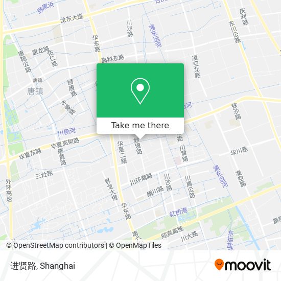 进贤路 map