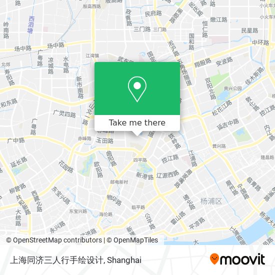 上海同济三人行手绘设计 map
