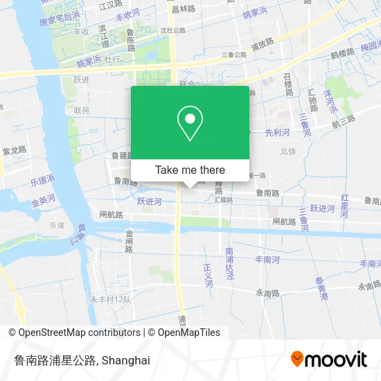 鲁南路浦星公路 map
