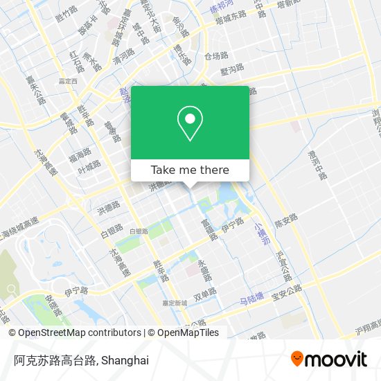 阿克苏路高台路 map