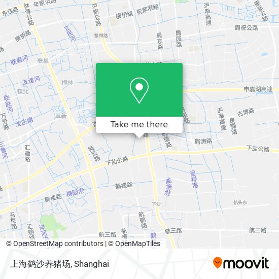 上海鹤沙养猪场 map