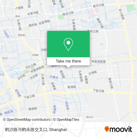 鹤沙路与鹤永路交叉口 map