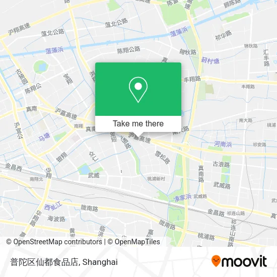普陀区仙都食品店 map