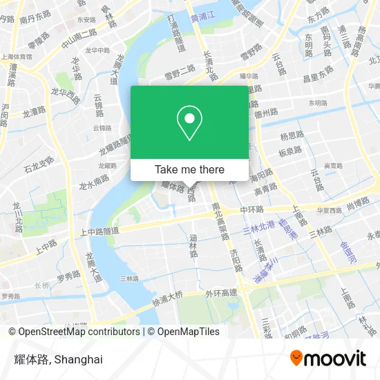 耀体路 map