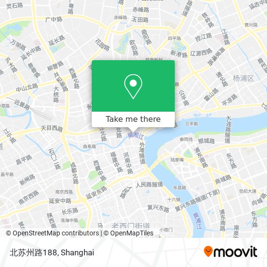 北苏州路188 map
