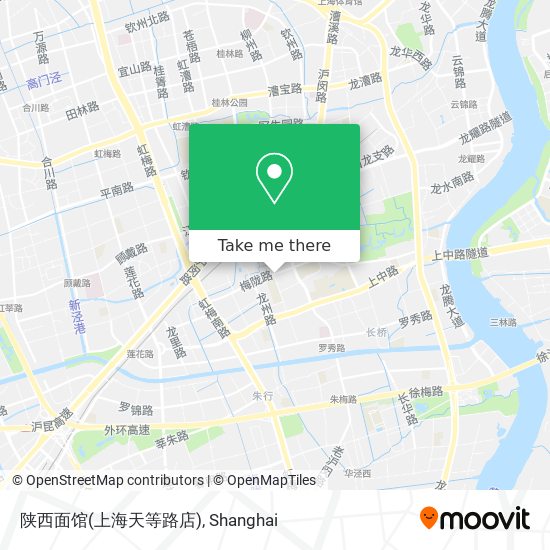 陕西面馆(上海天等路店) map