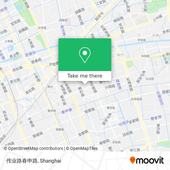 伟业路春申路 map