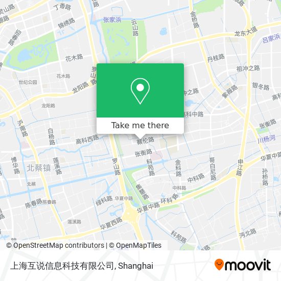 上海互说信息科技有限公司 map
