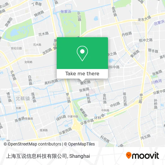 上海互说信息科技有限公司 map