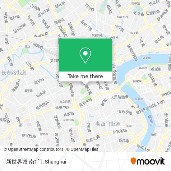 新世界城-南1门 map